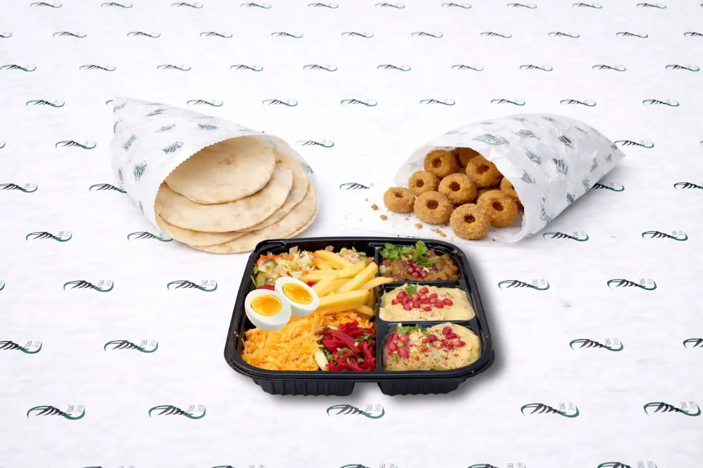 صحن فلافل صغير