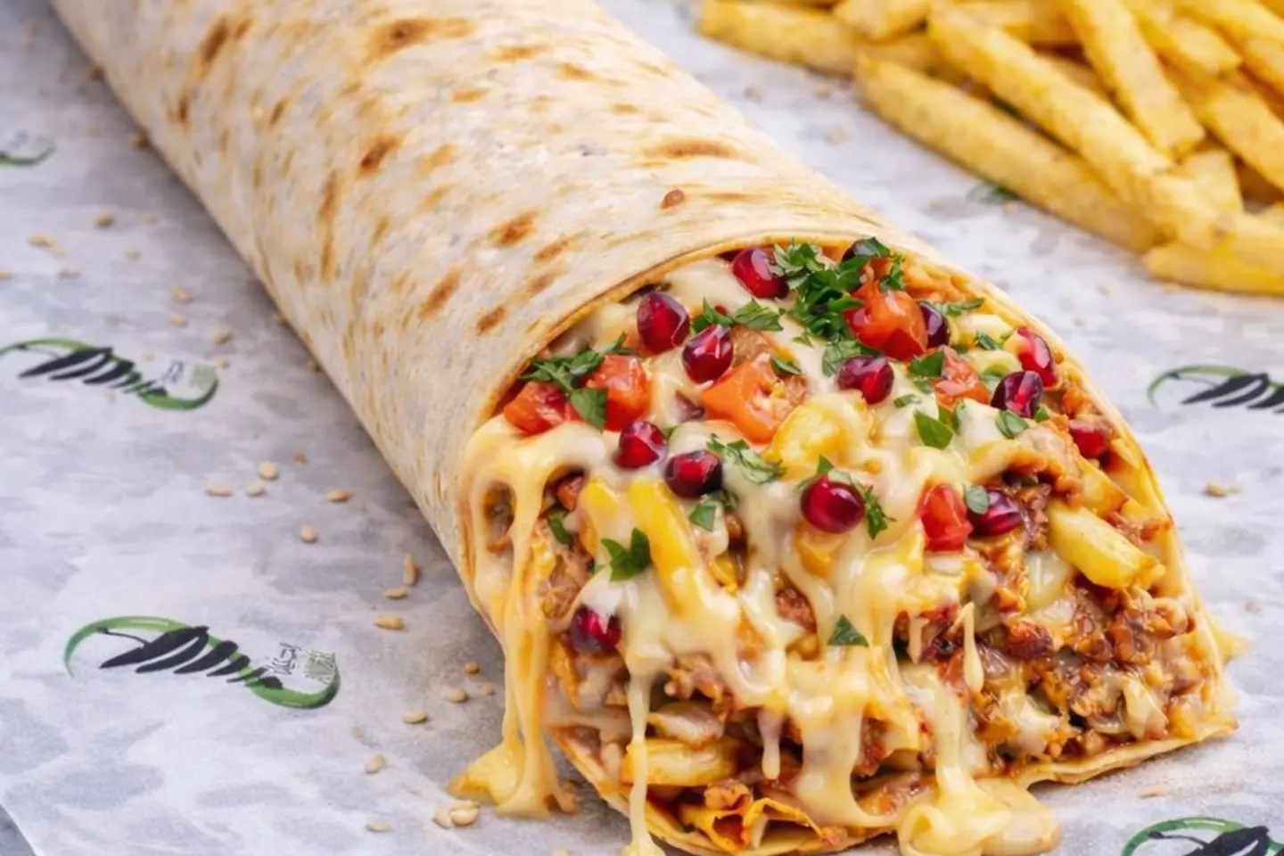 شاورما صاروخ زنجبيل دجاج