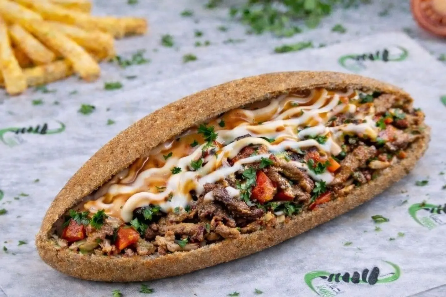 شاورما لحم عراقي بر