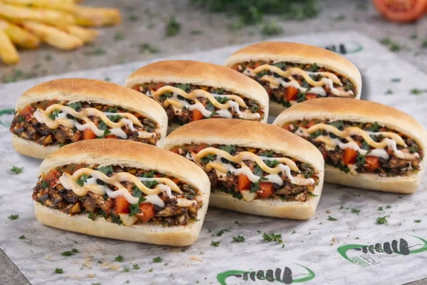 شاورما لحم عراقي ميني ٦ قطع