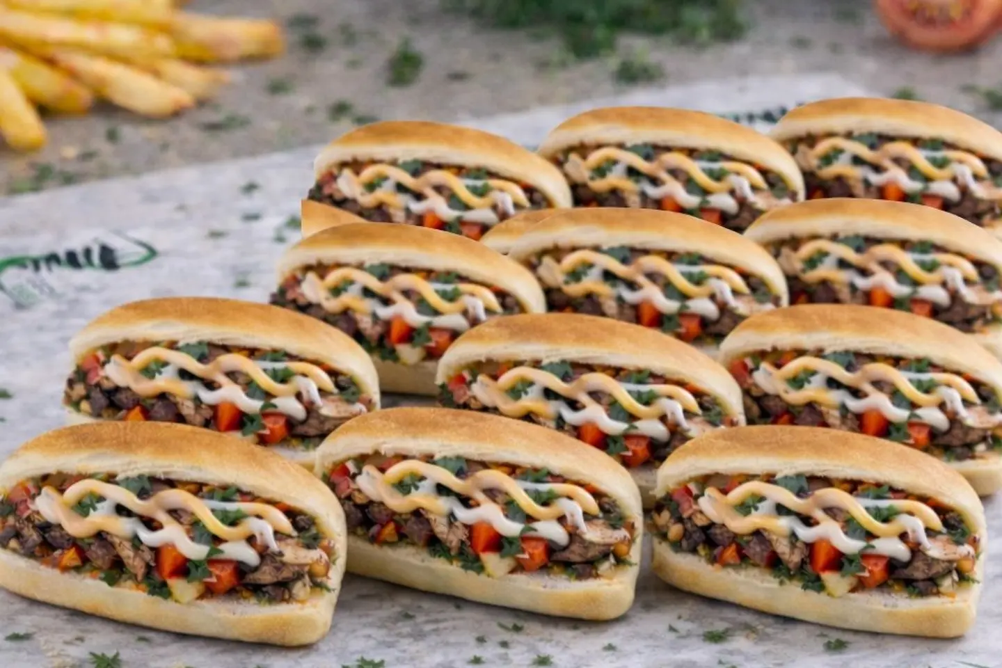 شاورما لحم عراقي ميني ١٢ قطعة