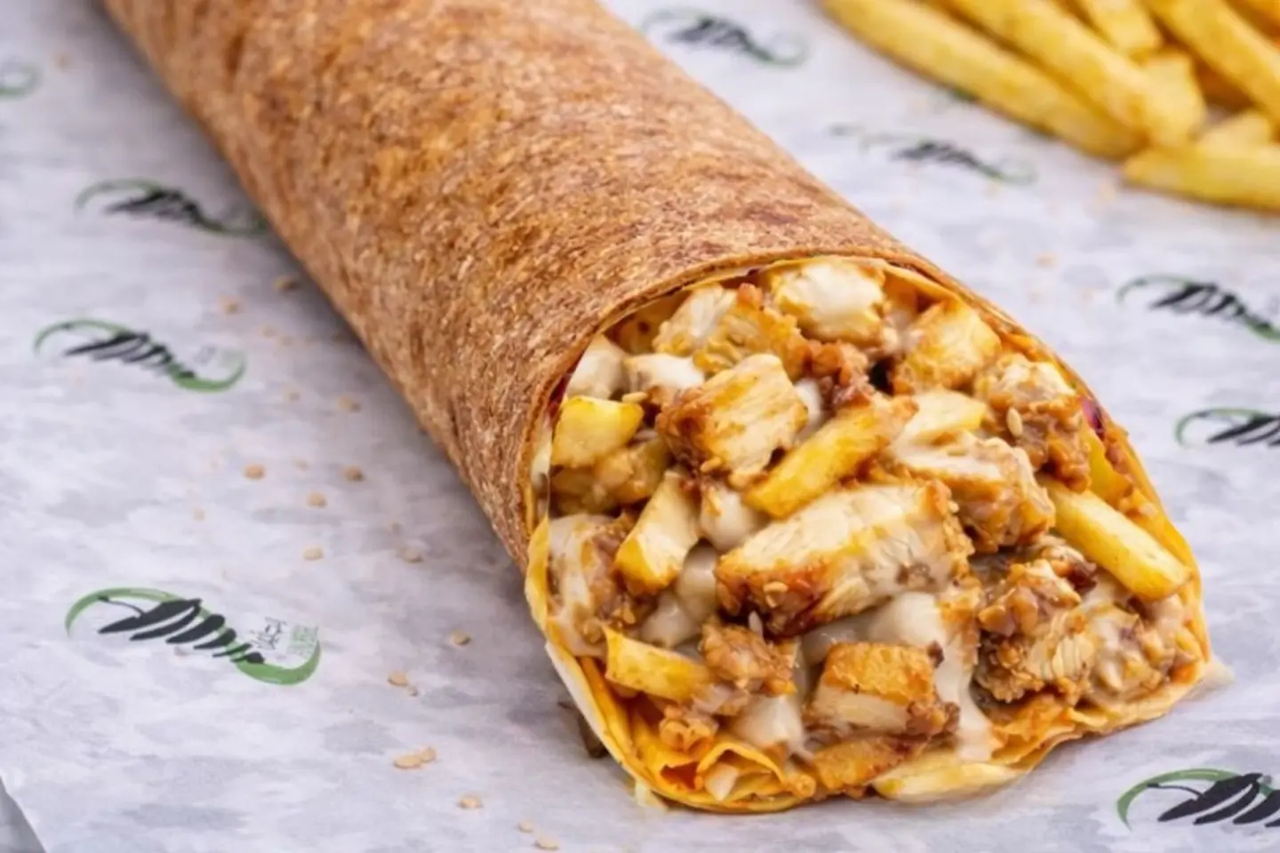 شاورما لحم صاروخ بر