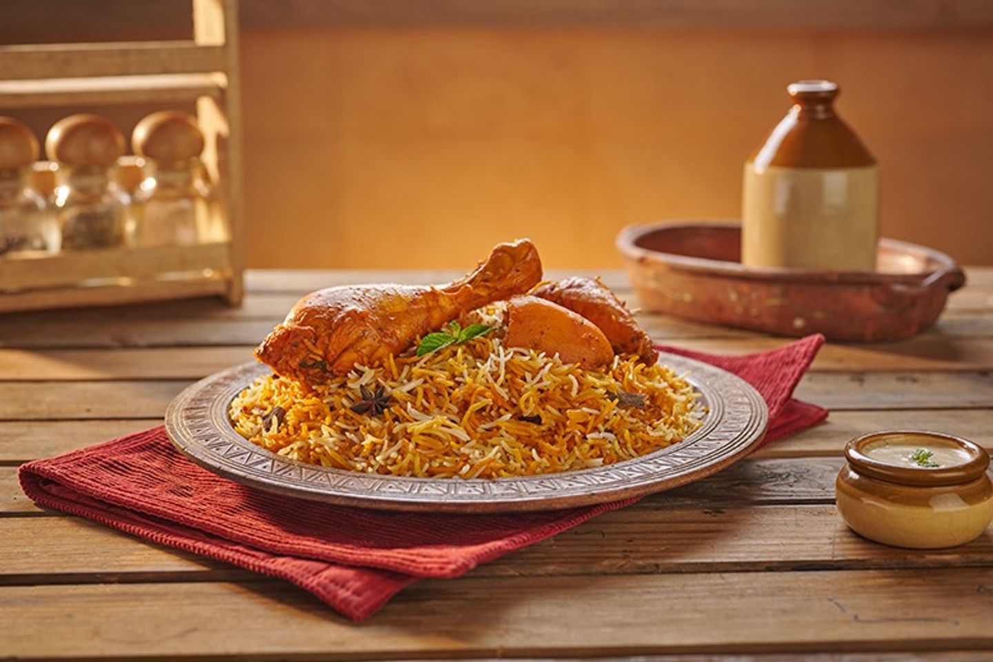 Chicken Biryani 4 Pcs