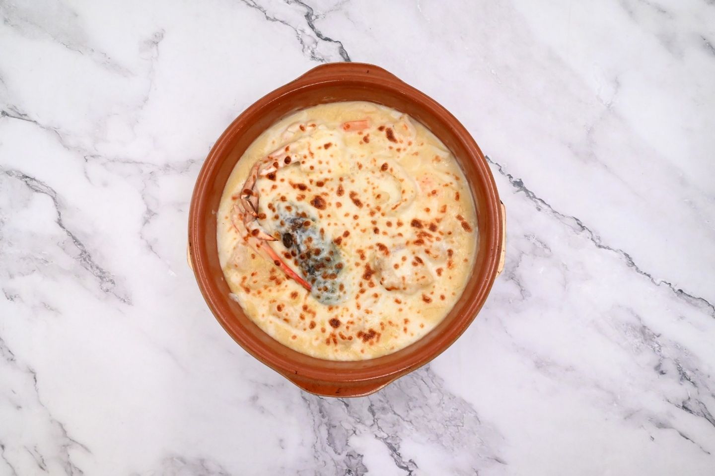 Shrimp Casserole With White Sauce