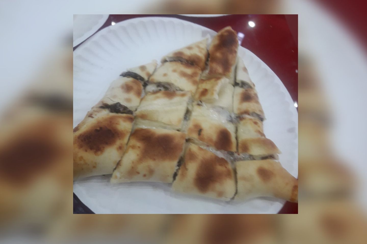 سبانخ مع لبنة