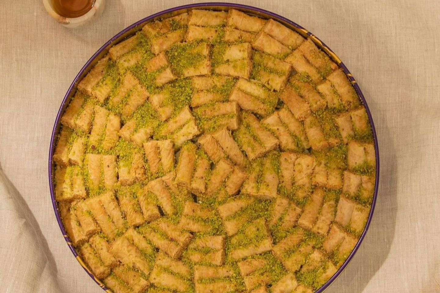 بقلاوة أصابع كاجو كبير المذاق العربي