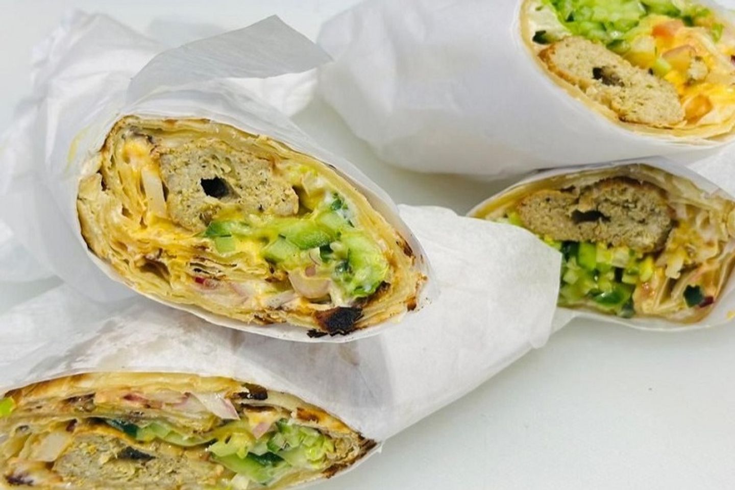 Chicken Kabab Paratha Roll