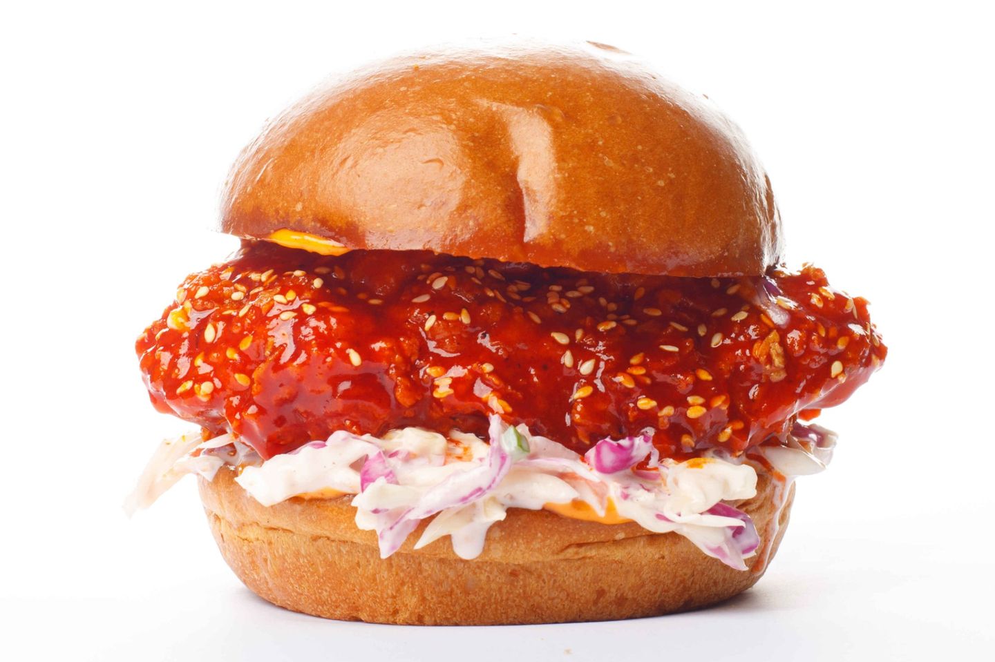 Fried Chicken Korean Style Sandwich