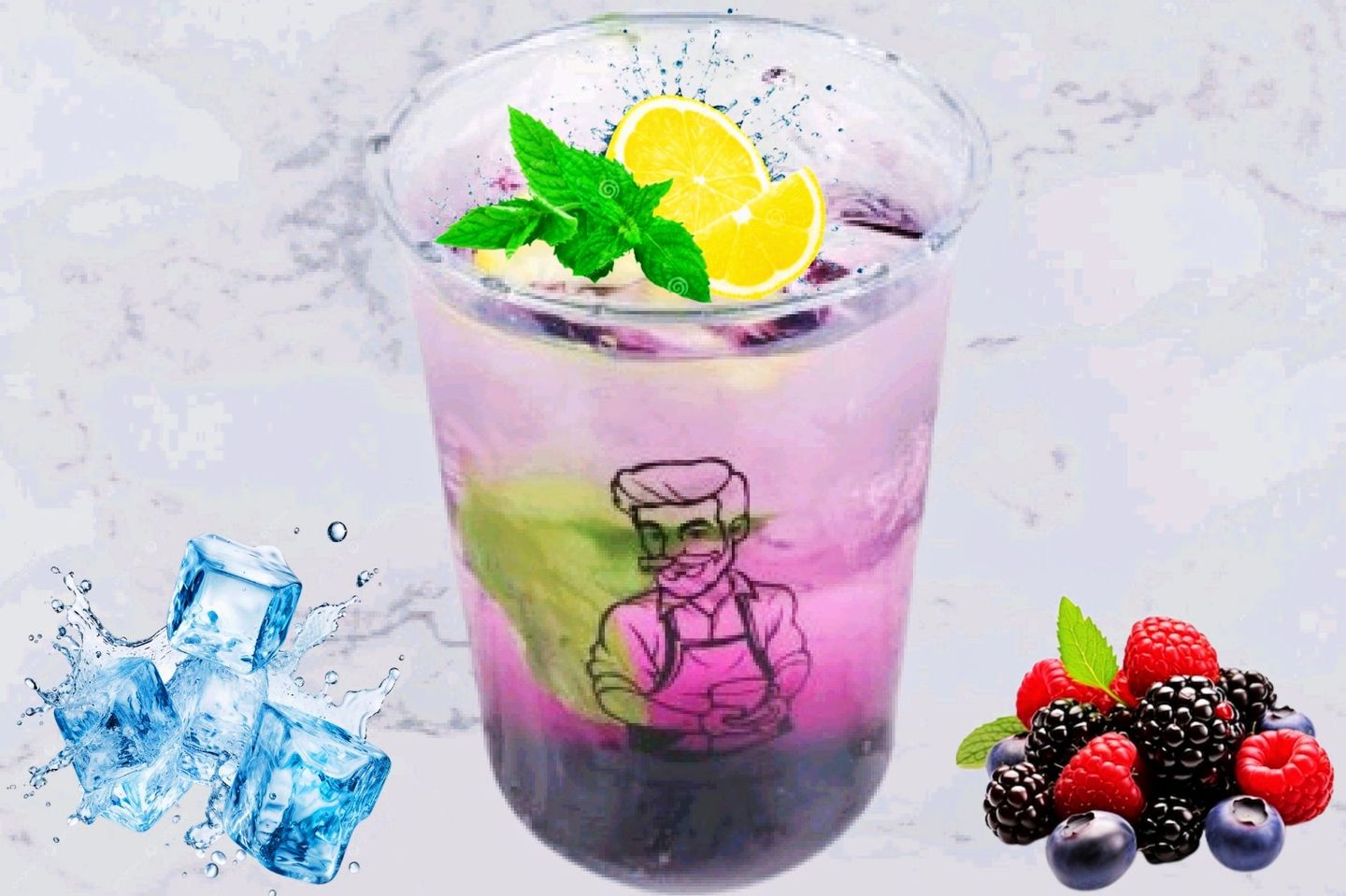 Mixed Berry Mojito