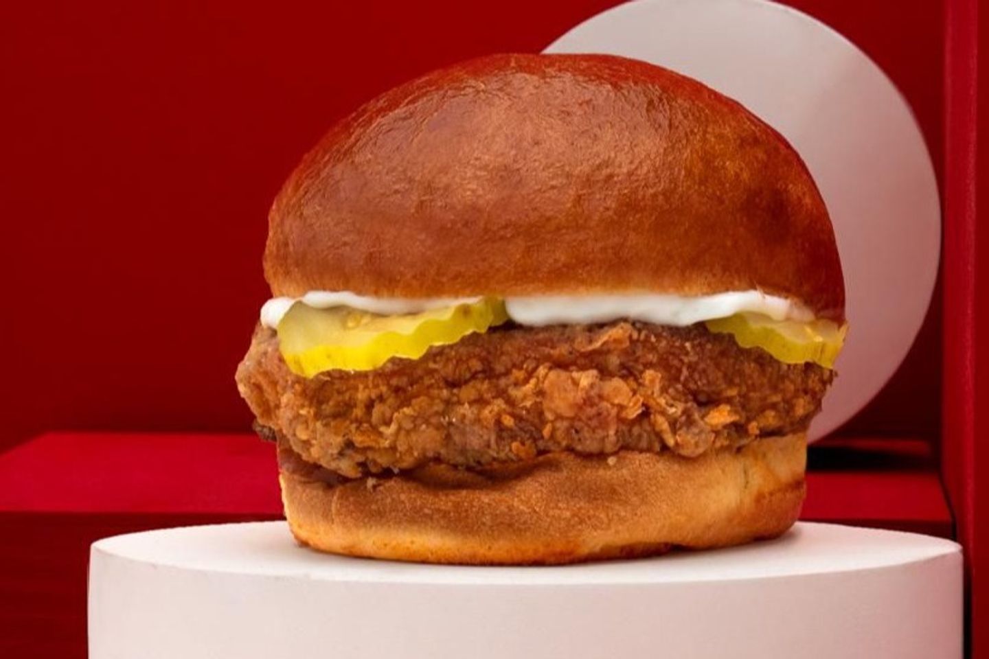 Bucket Chicken Burger Sandwich