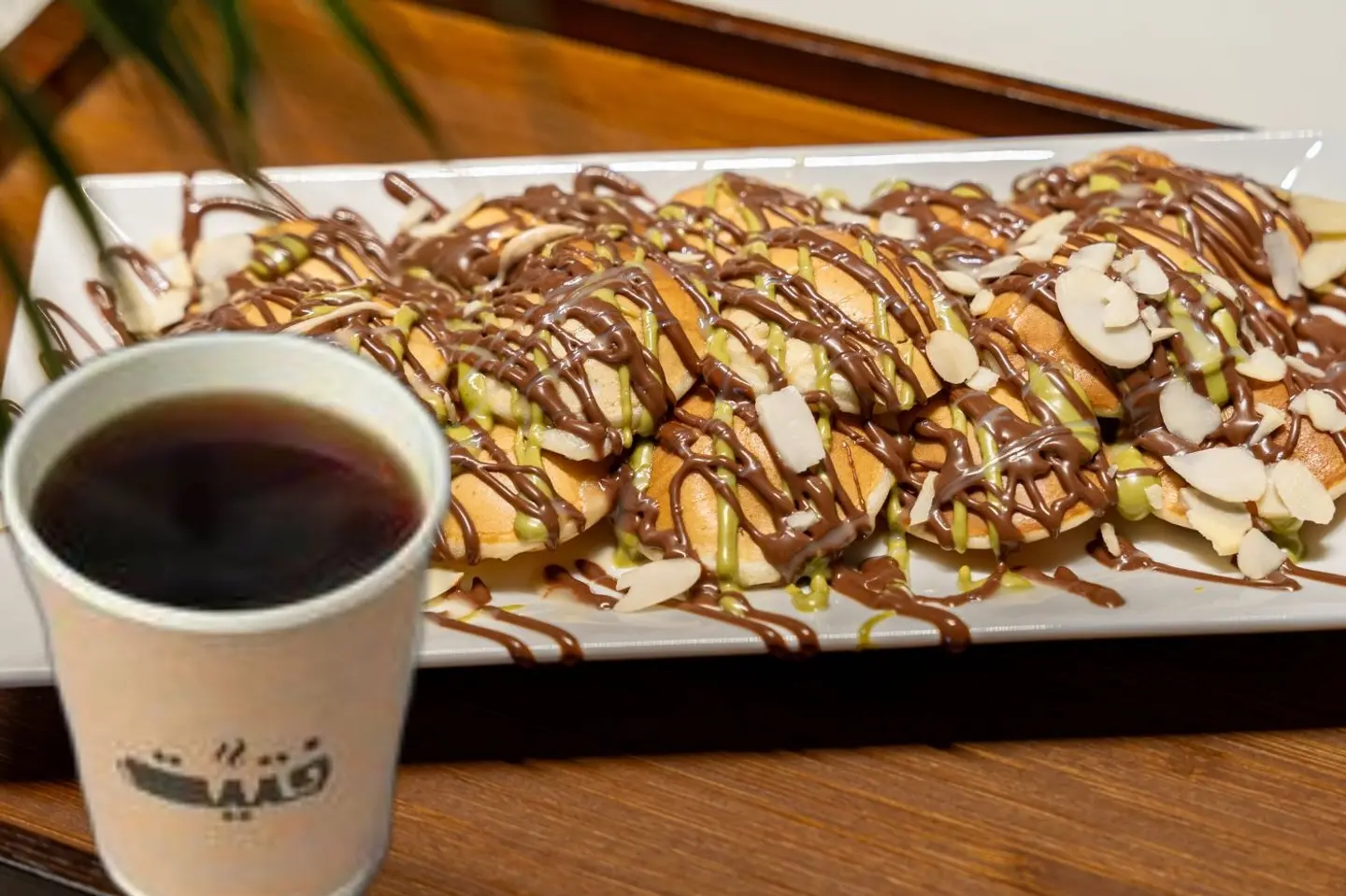 12pcs Pancake W/ Blck Coffee - Nutella Pancakes With Black Coffee