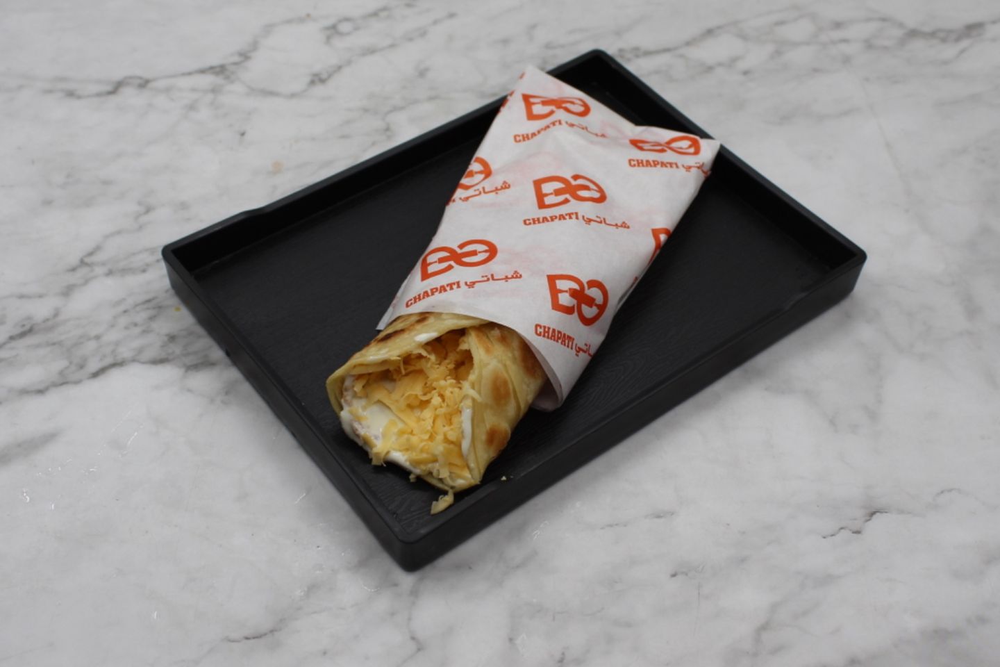Egg Chapati Cheddar Cheese