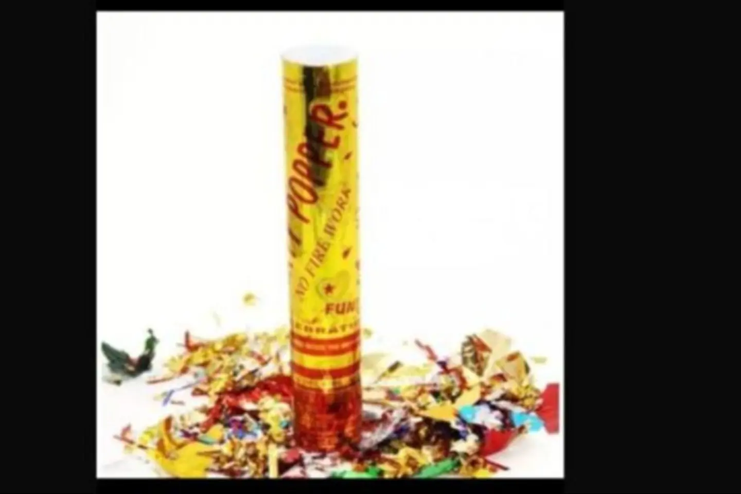 قنبلة اوراق للحفلات