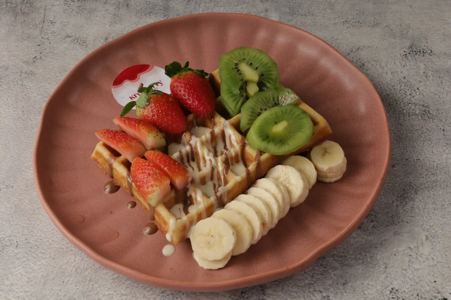 Mix Fruit Waffle