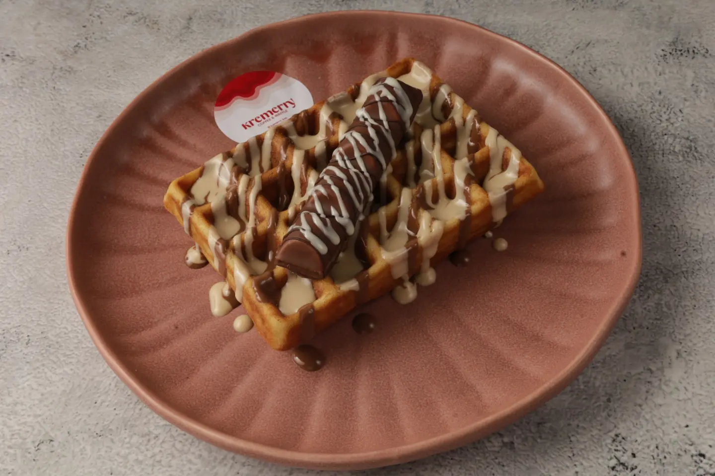 Kinder Chocolate Waffle