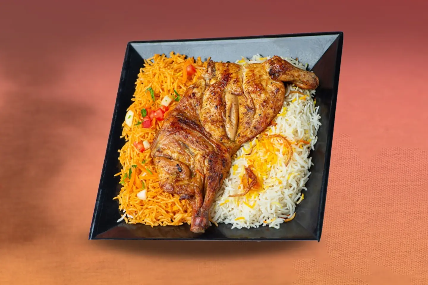 Half Madhbi Chicken With Rice