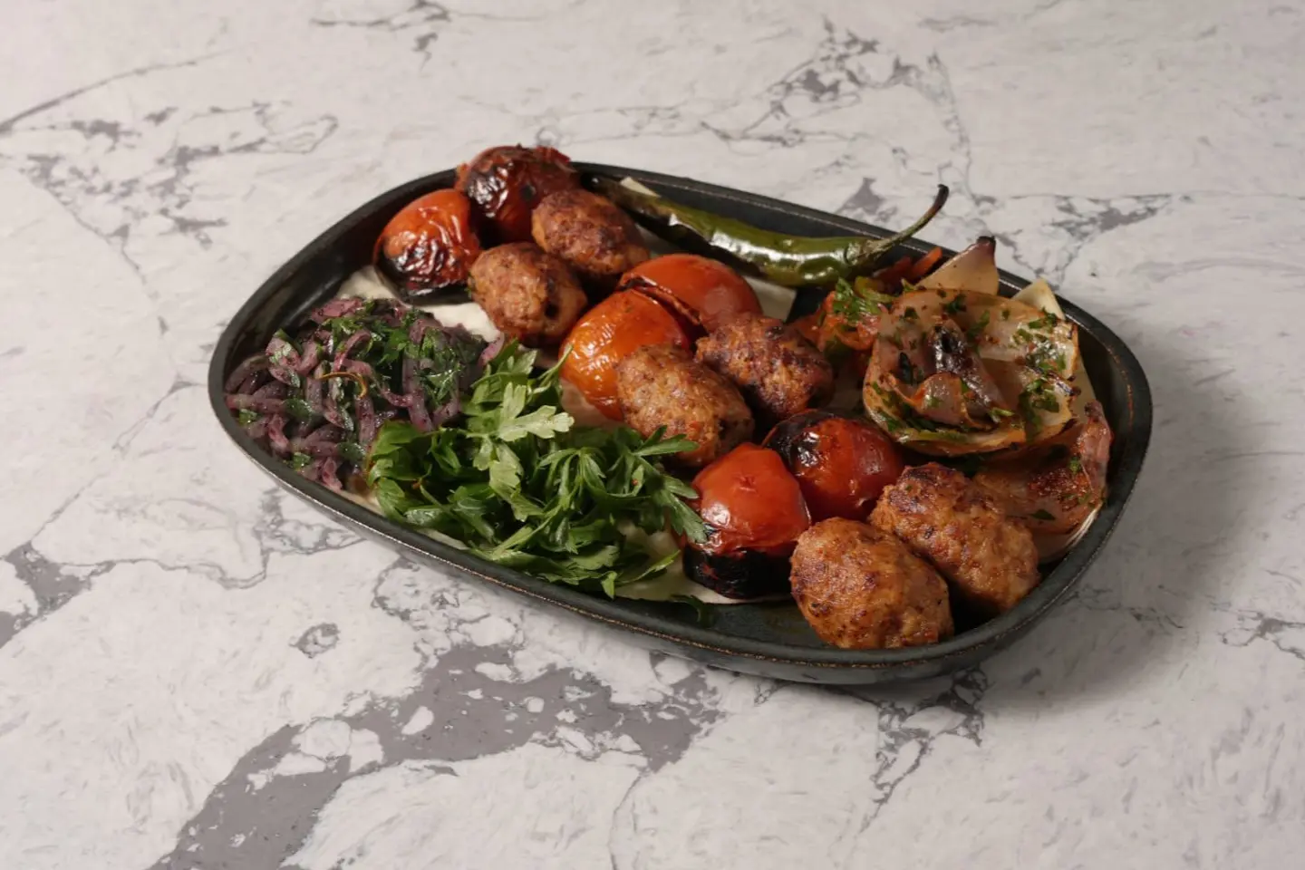 Chicken Kebab With Tomatoes