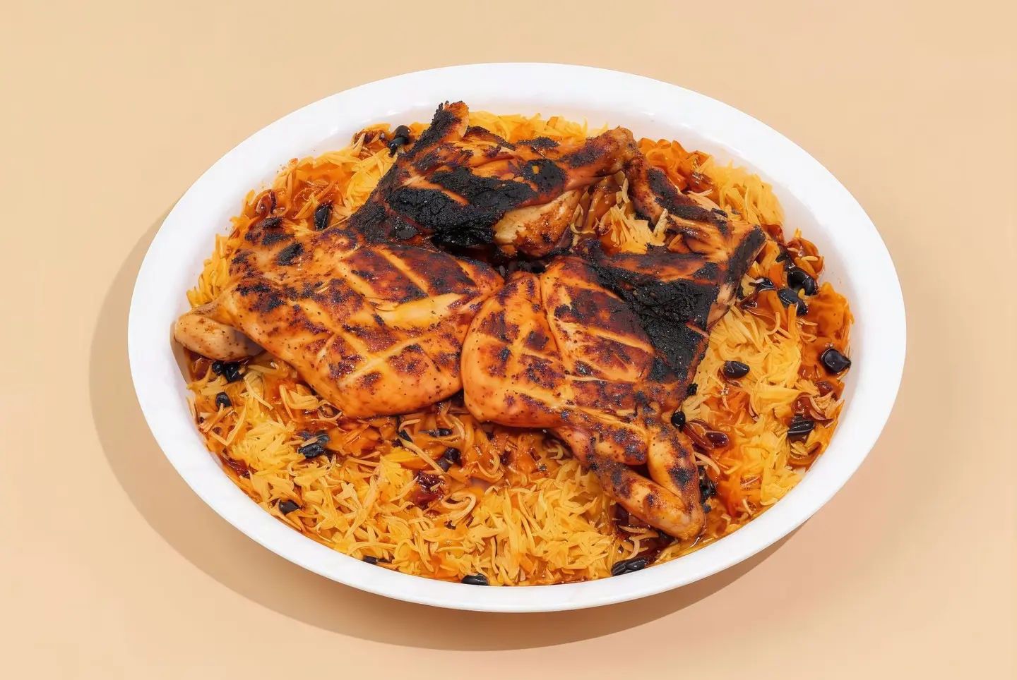 Whole Chicken On Charcoal