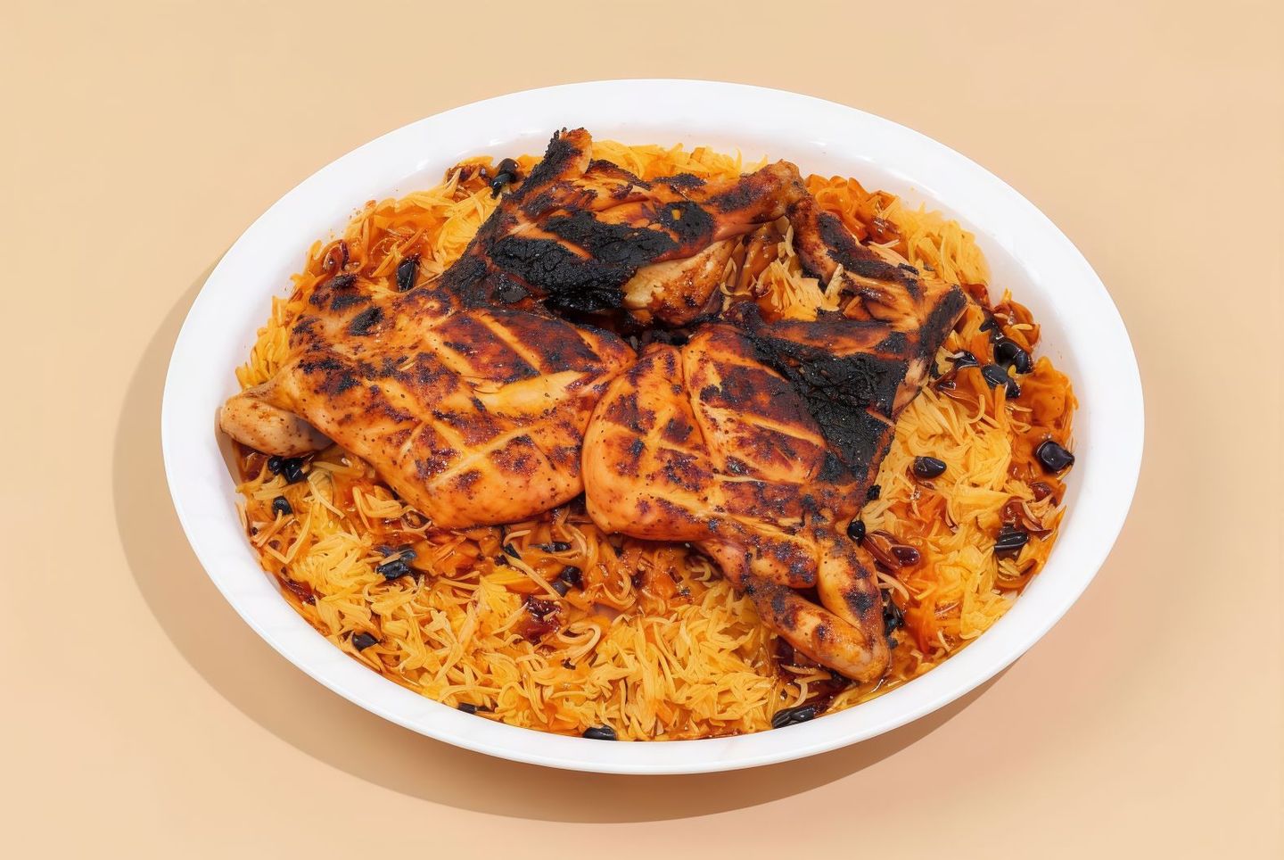 Whole Chicken On Charcoal