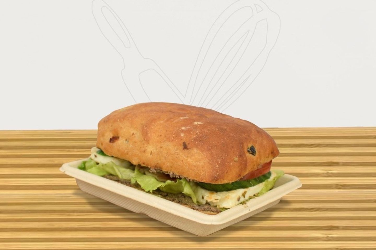 ساندويتش لبنة