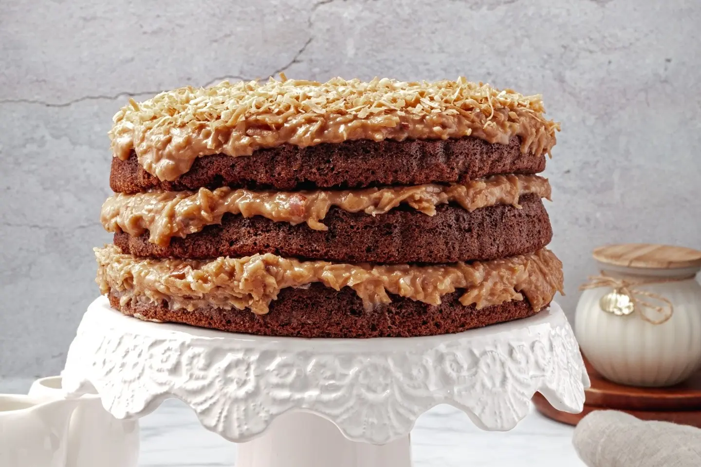 German Chocolate Cake - Small Serve 2 3