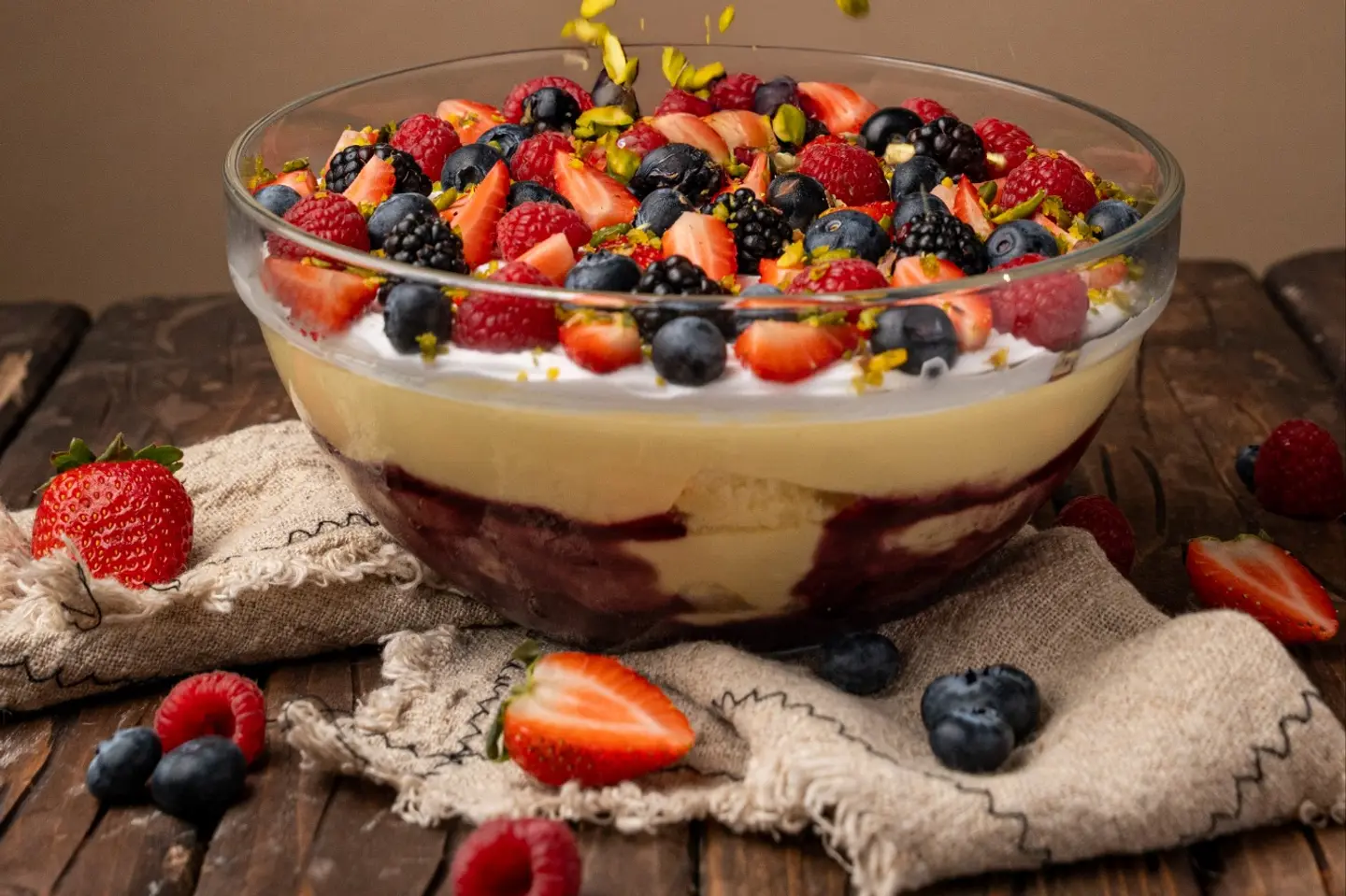 Mixed Berry Trifle