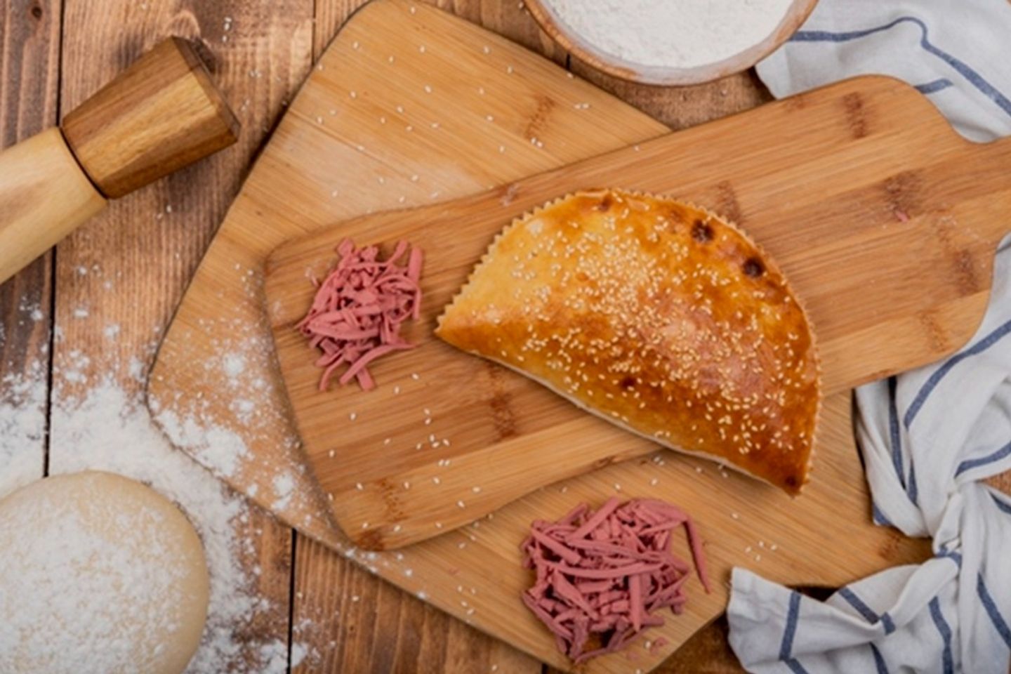 Cheese Barak With Mortadella