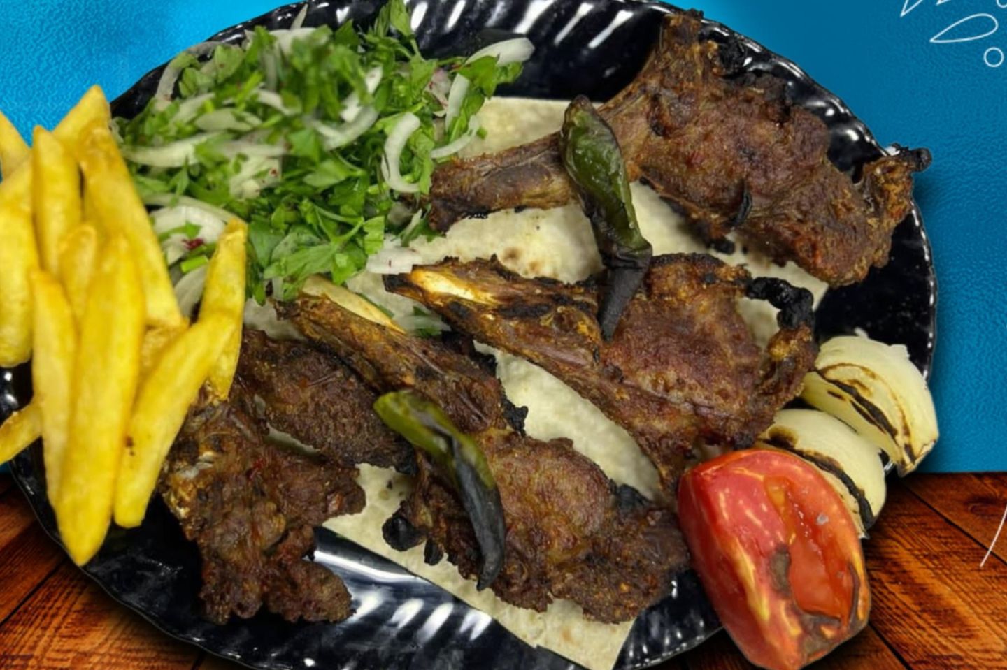 صحن ريش لحم
