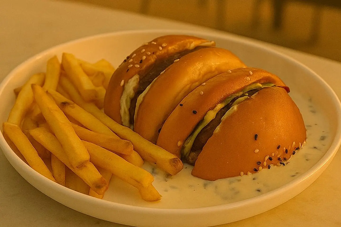Black Gold Truffle Burger