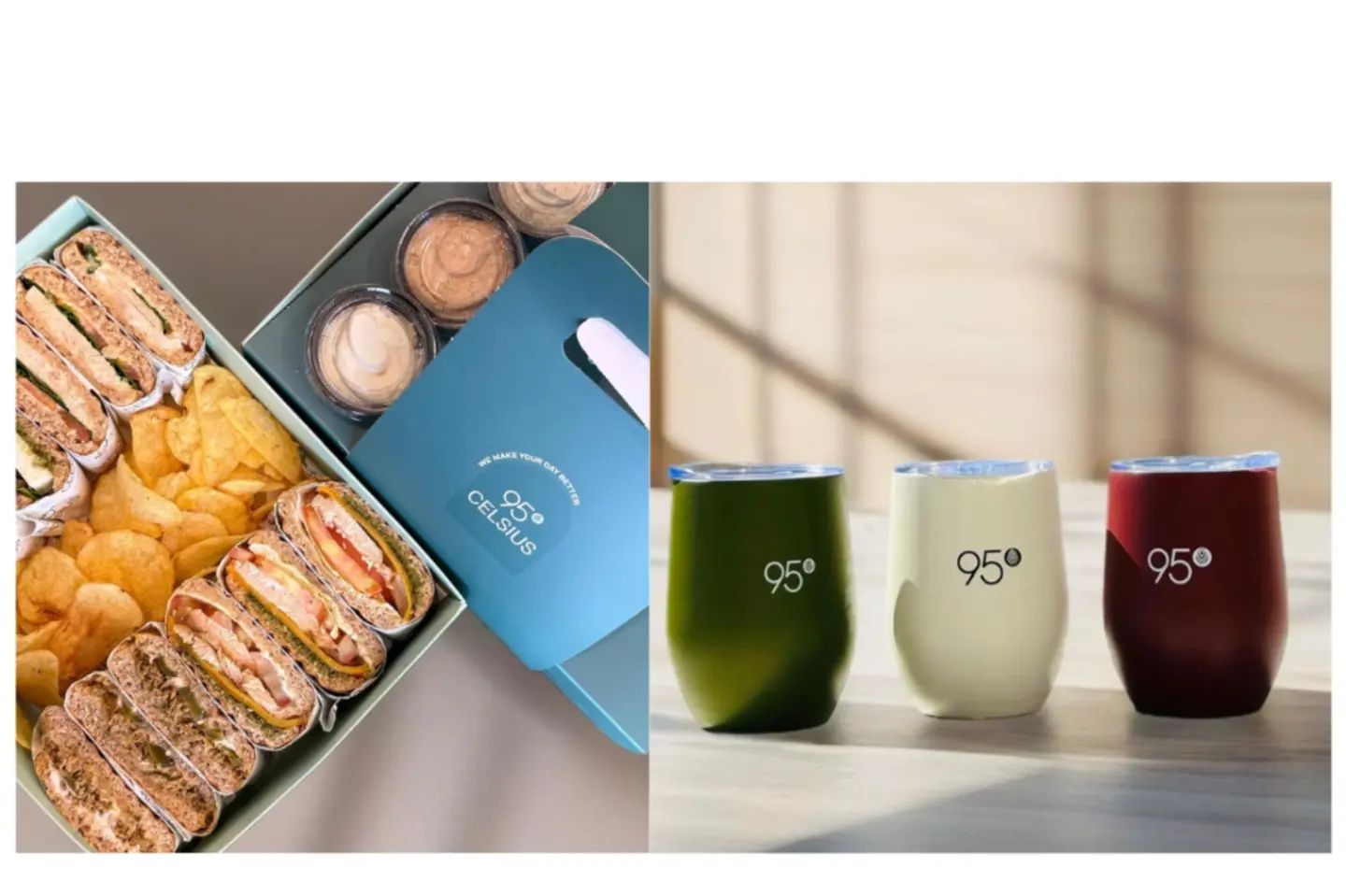 صندوق ساندويتش ٩٥ مع كوب واحد