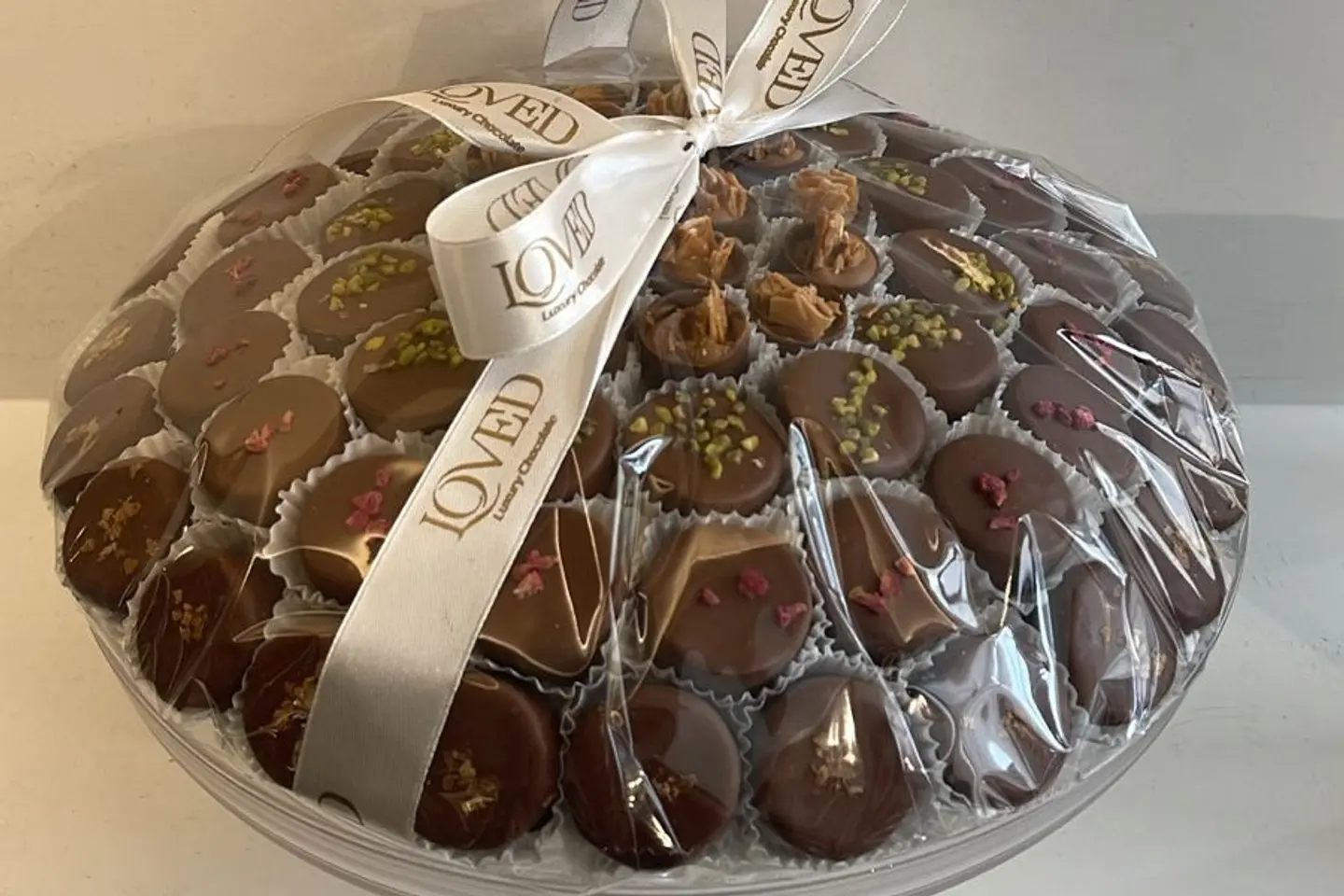 صحن كريستال كبير