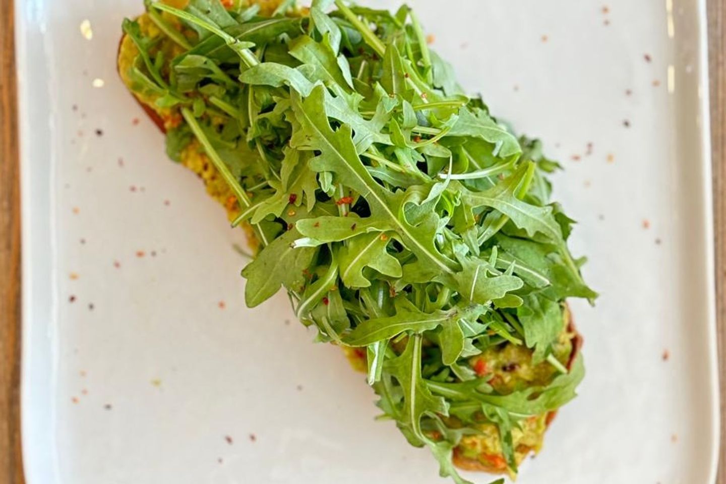 Green Guacamole Tartine