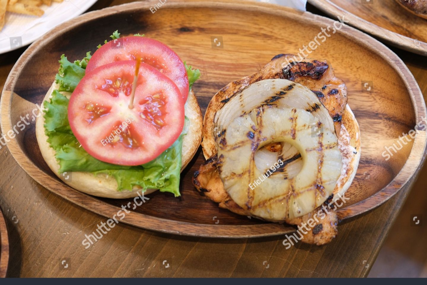 Pineapple Chicken Burger