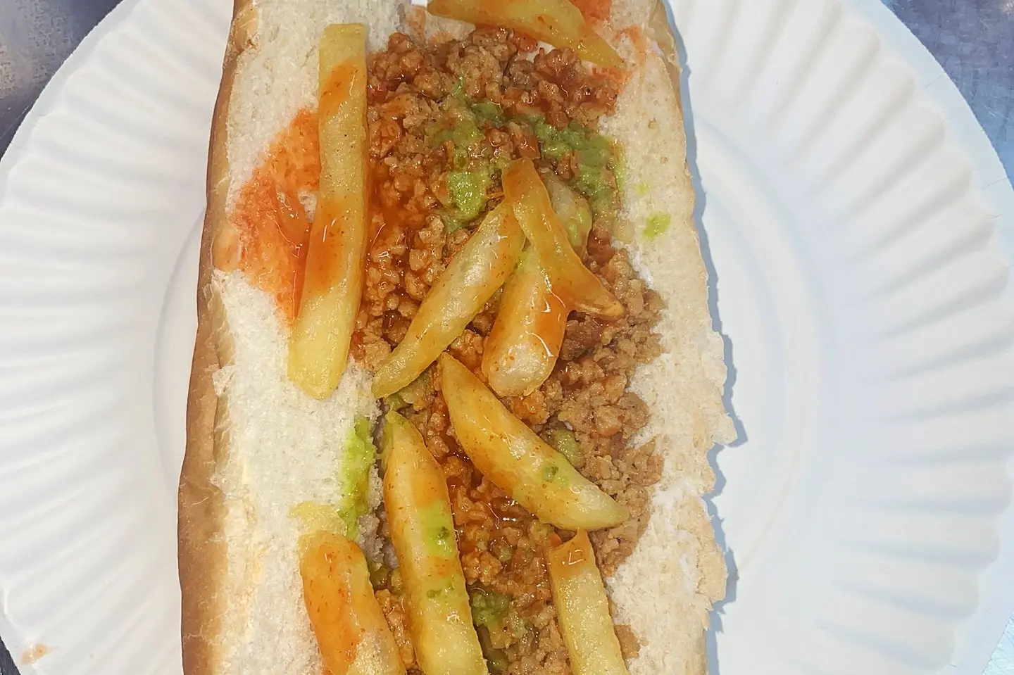 ساندوتش لحم مفروم - صامولي