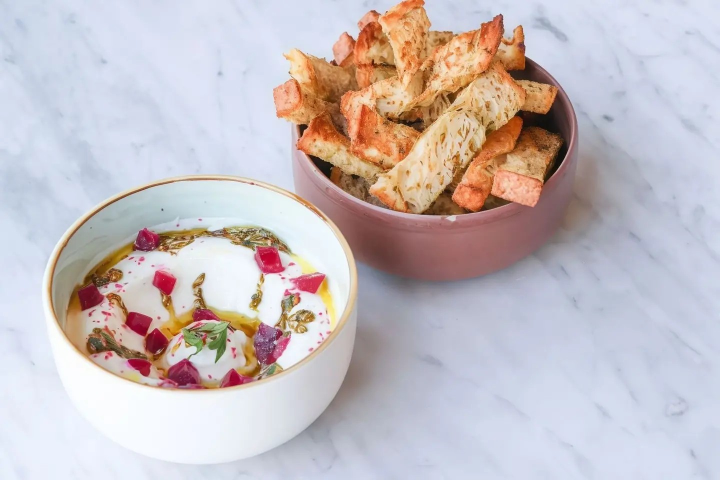 Labneh And Beetroot Dip