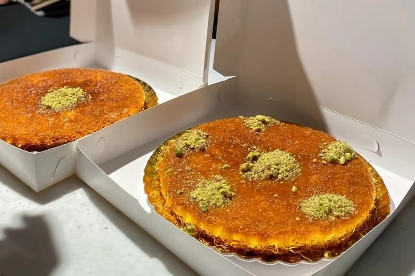 Banana And Cream Kunafa Combo  - Banana And Cream Kunafa Combo Family S