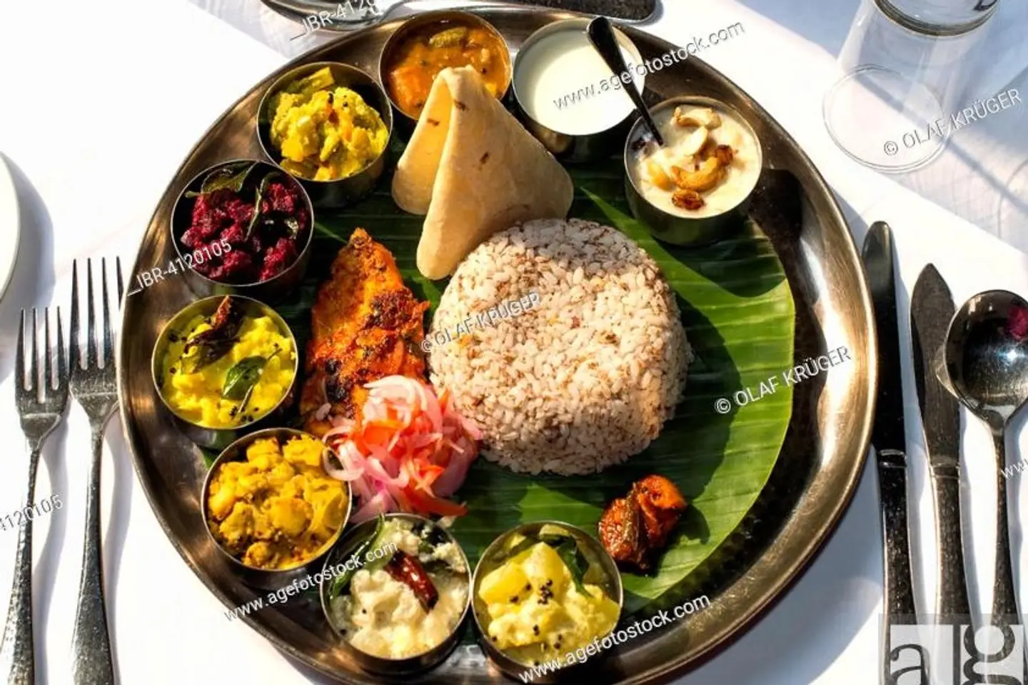 White Rice With Chicken 65