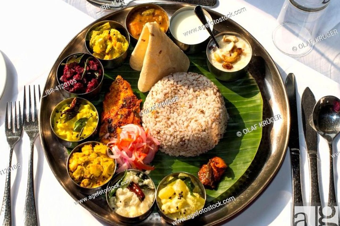 White Rice With Chicken 65