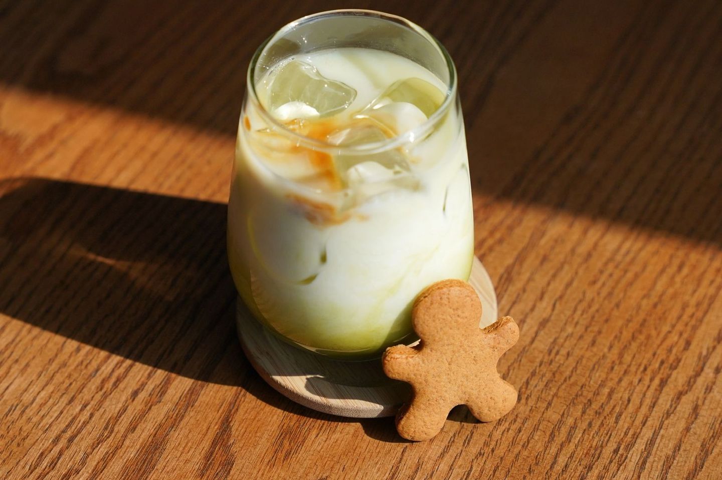 Iced Matcha Espresso Latte