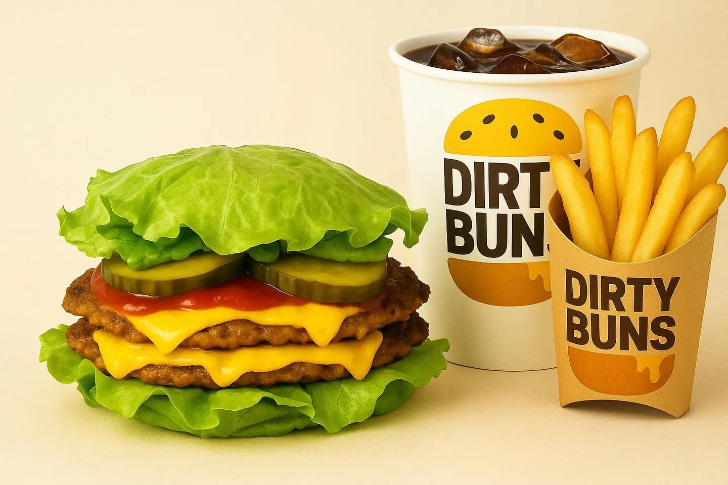 Keto Dirty Burger Meal