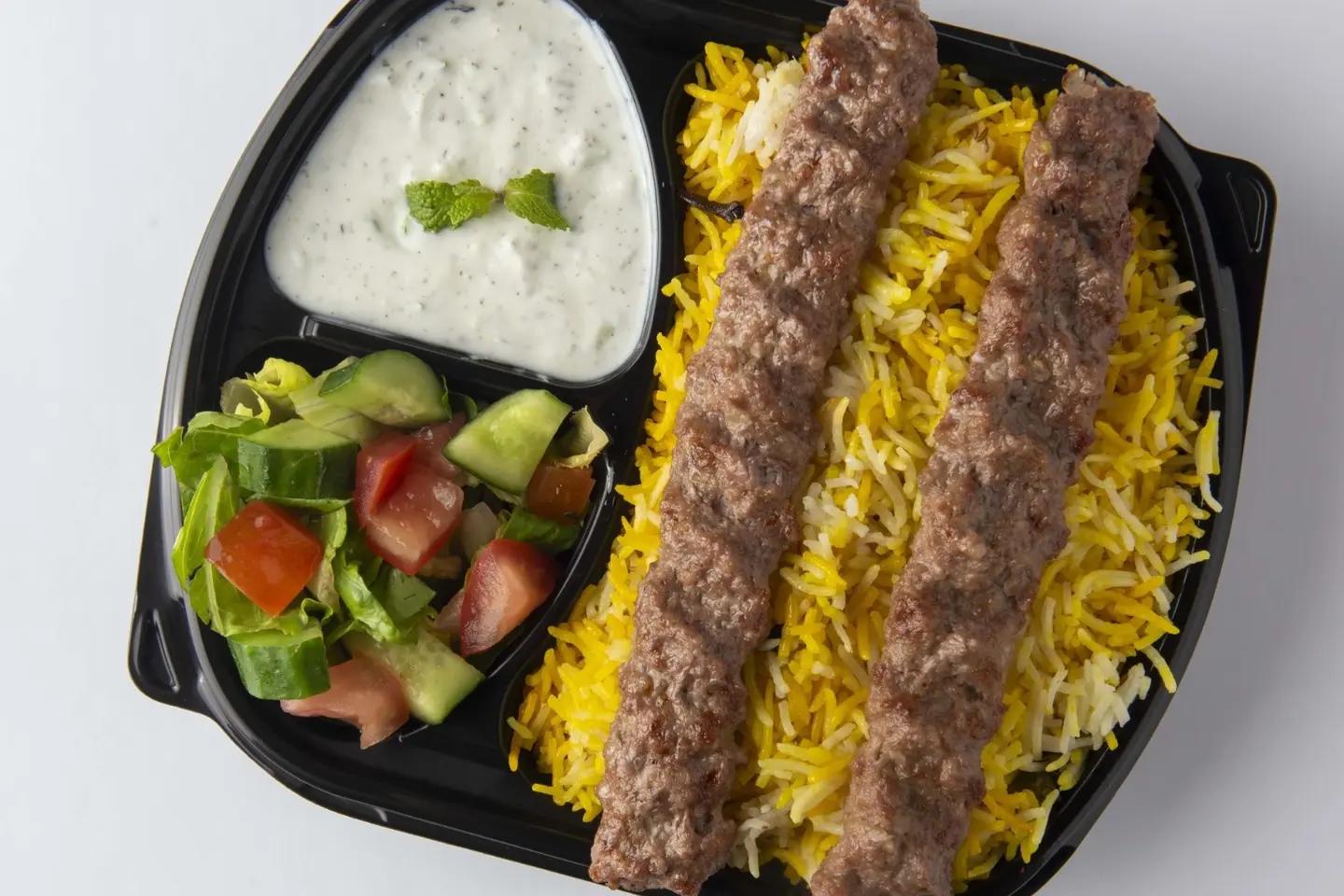 كباب لحم وتمن