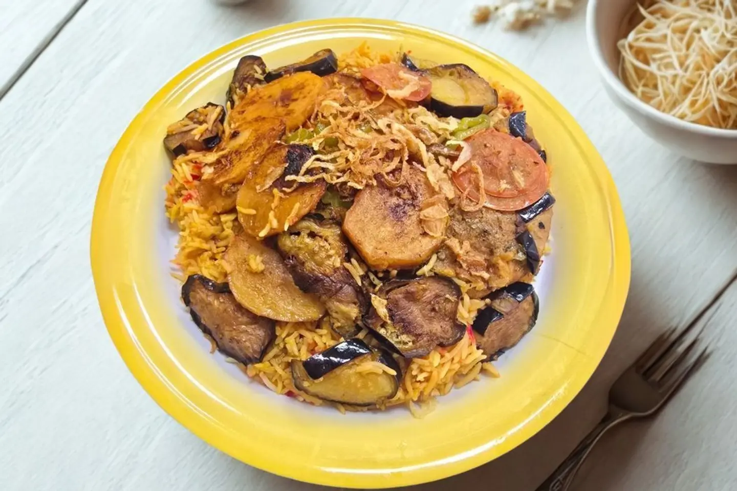 مقلوبة برياني