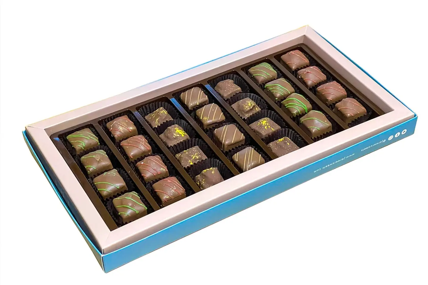 Chocolate Cheese Squares No39 Rectangular Box
