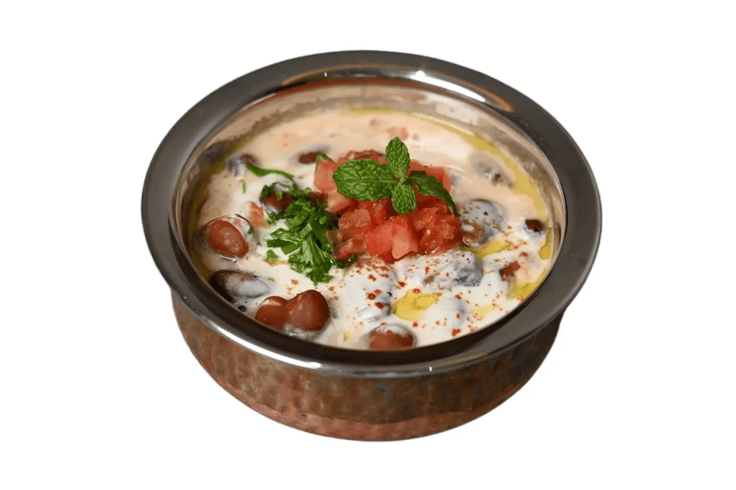 فول شامي بالطحينية