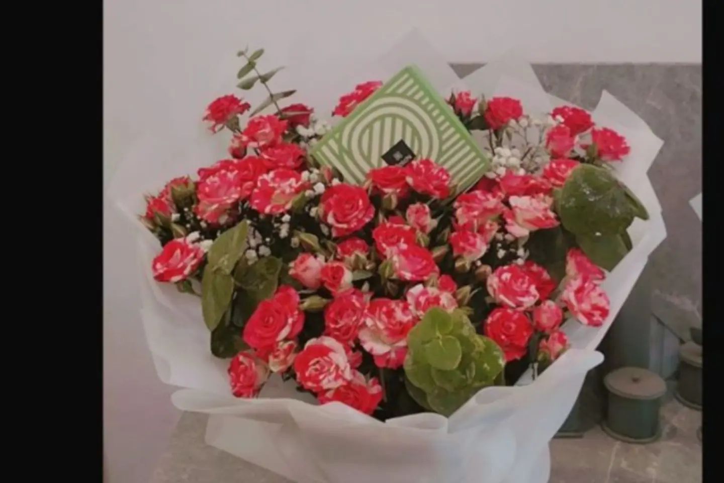 Baby Jourie Bouquet With A Quarter Patchi