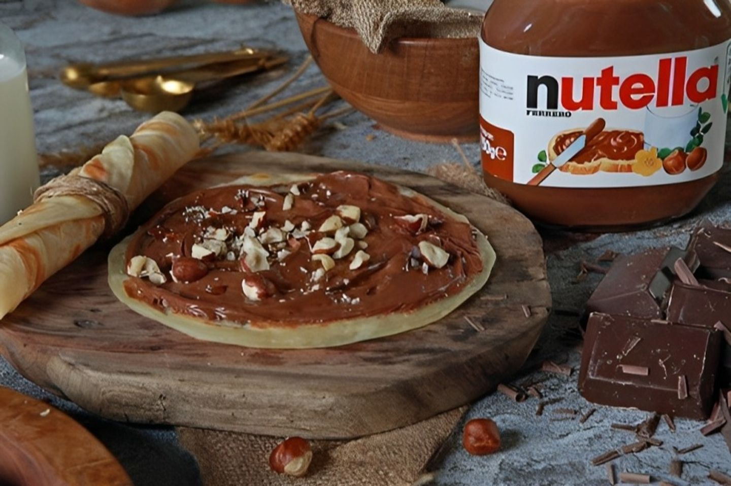Chapati Nutella