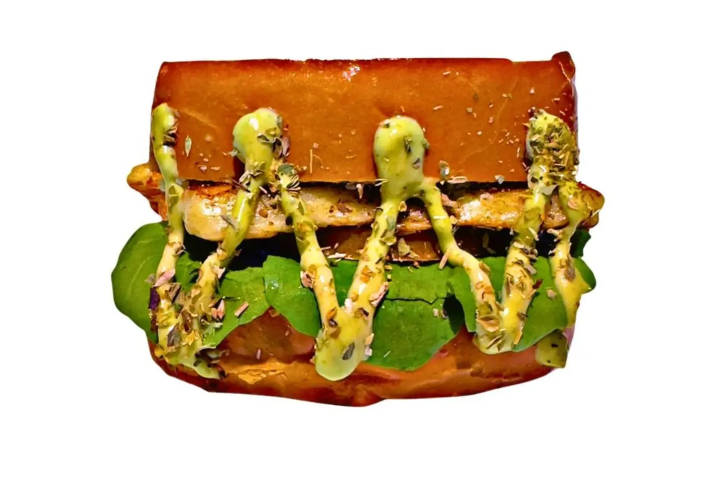Halloumi Pesto With Egg Sandwich