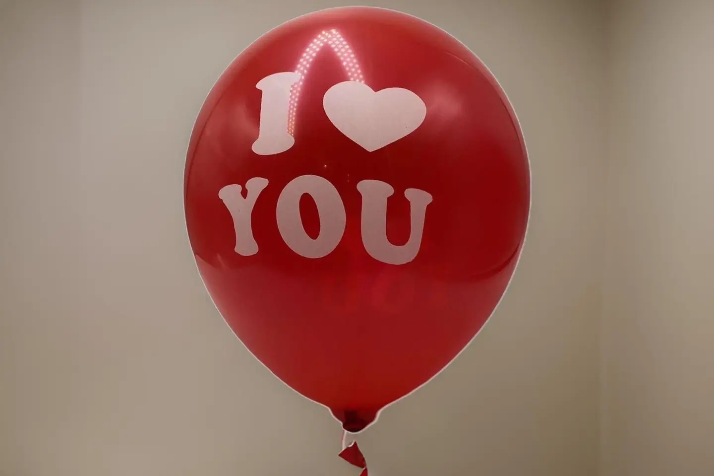Balloon I Love You Red