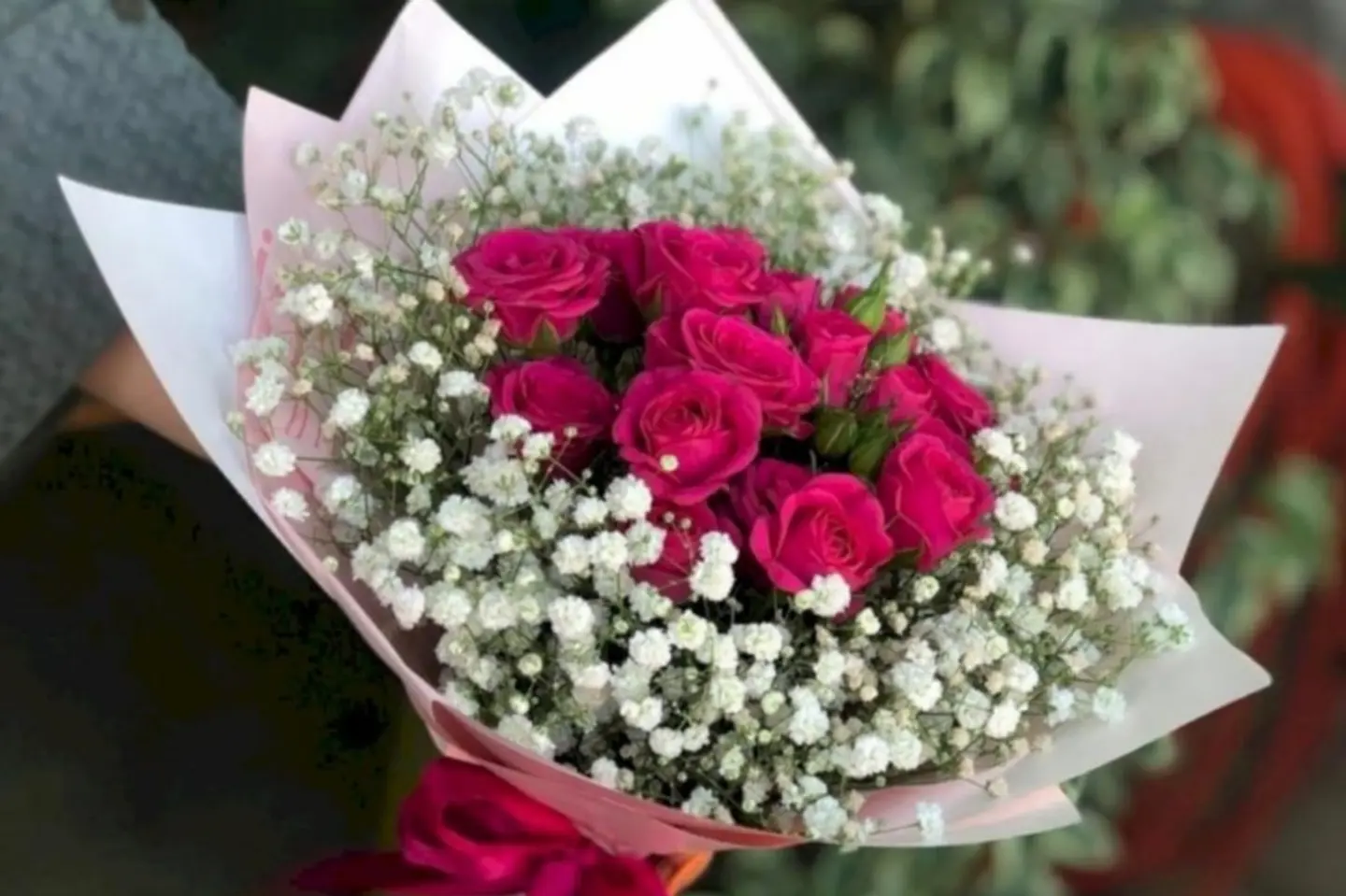Pink Flowers Bouquet