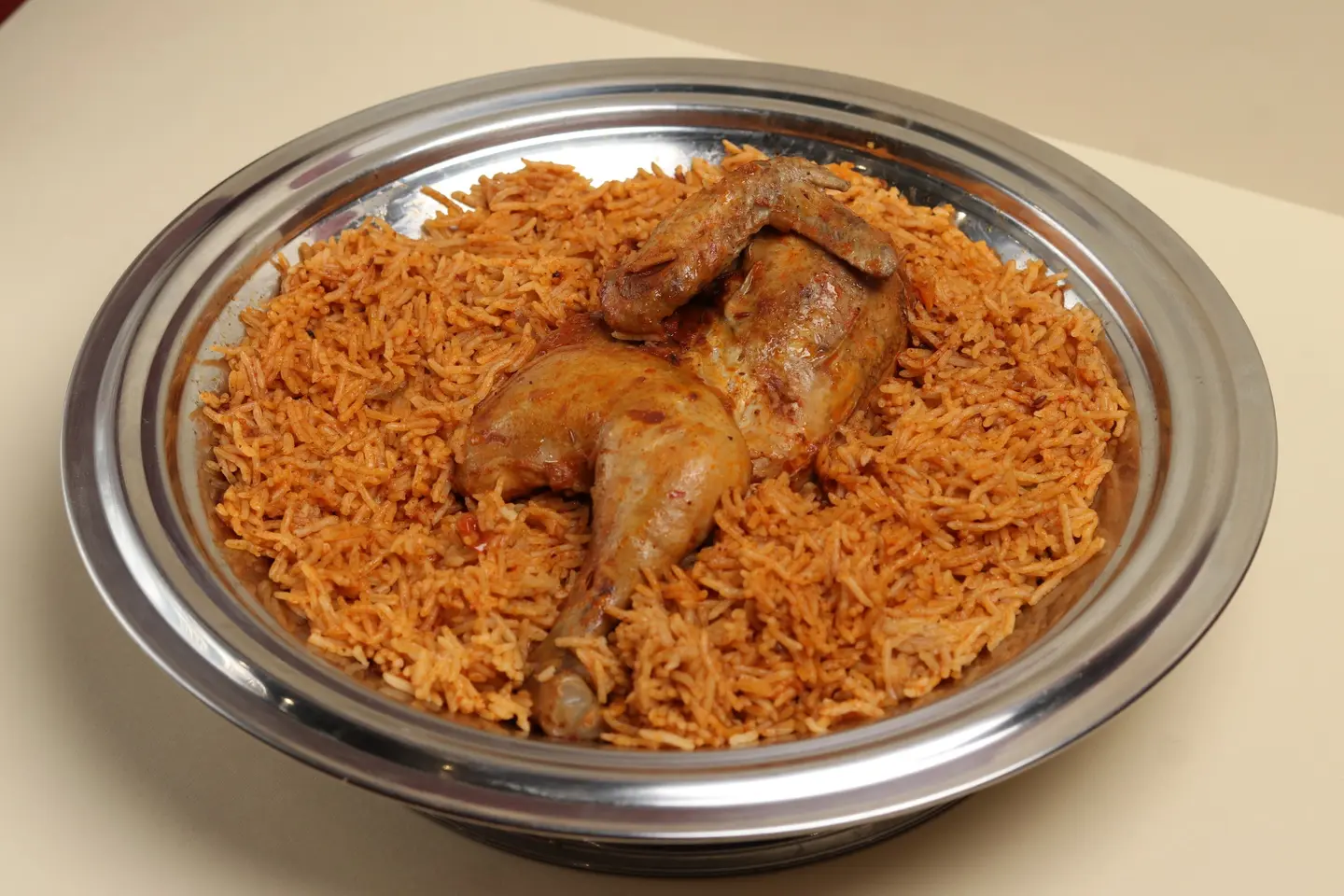 نصف حبه دجاج مضغوط